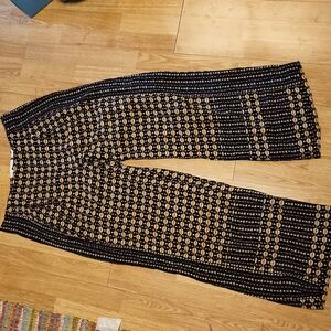 ANTHRO Ett:twa patterned soft pants sz 8